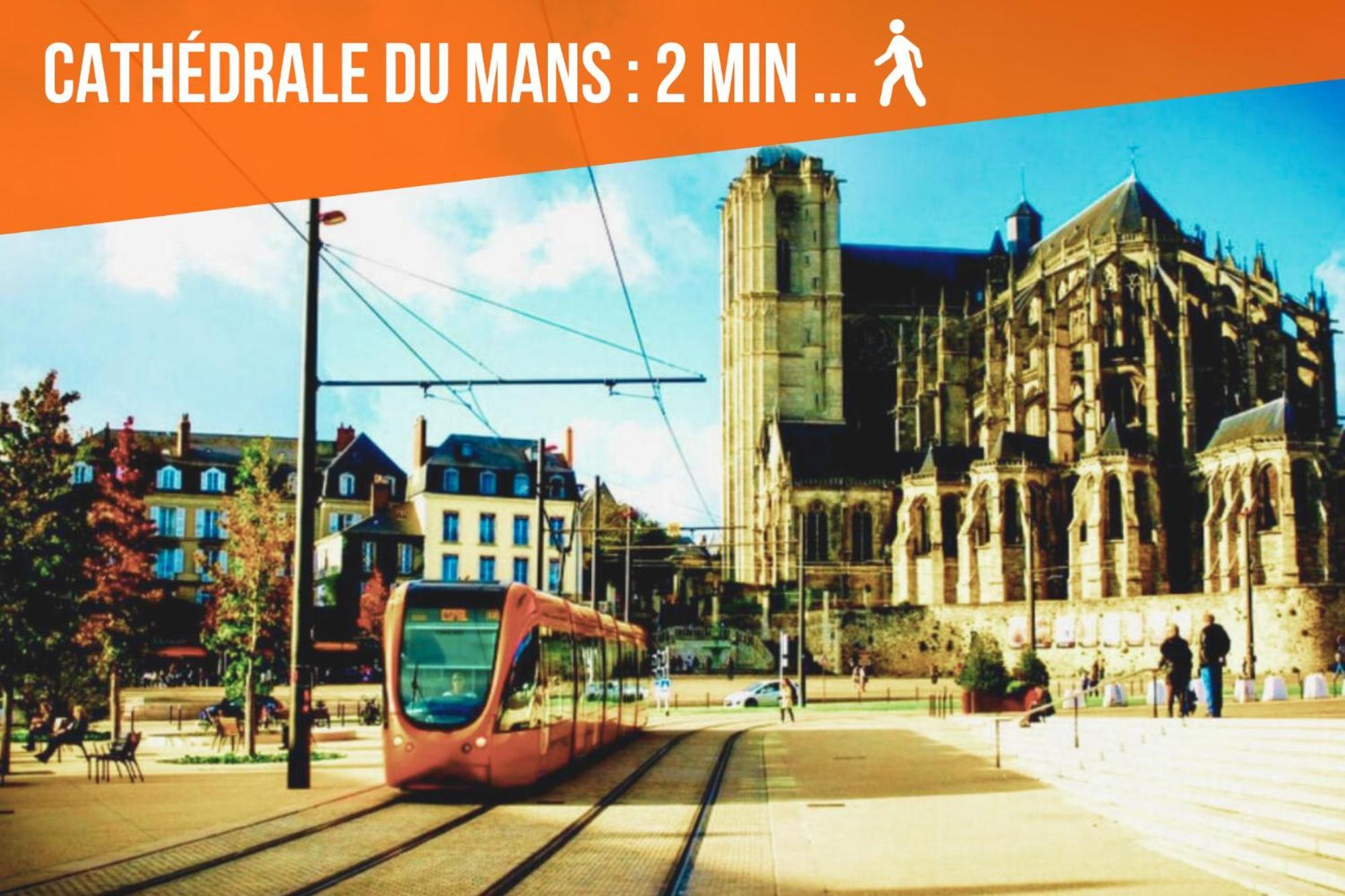 Le Mans City Sweet & Home - Climatise - Netflix - Wifi Fibre - Parking - Proche Circuit Des 24H & Centre-Ville - Accordhebergementconciergerie Bagian luar foto